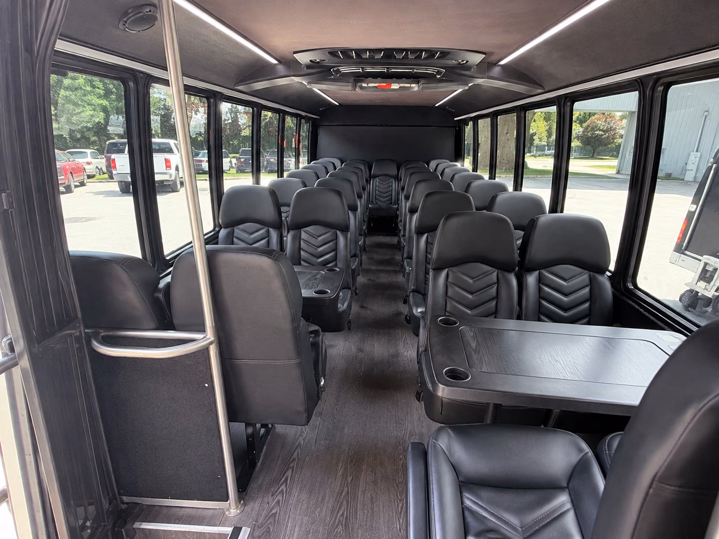 15 passenger minibus interior