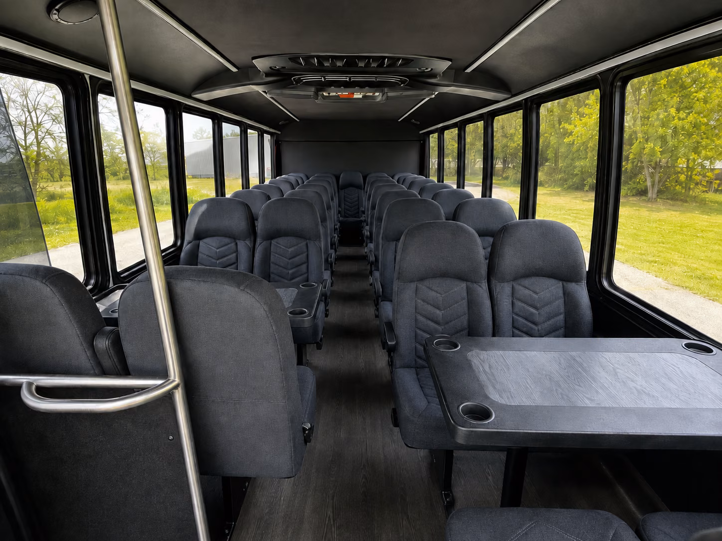 20 passenger minibus inside
