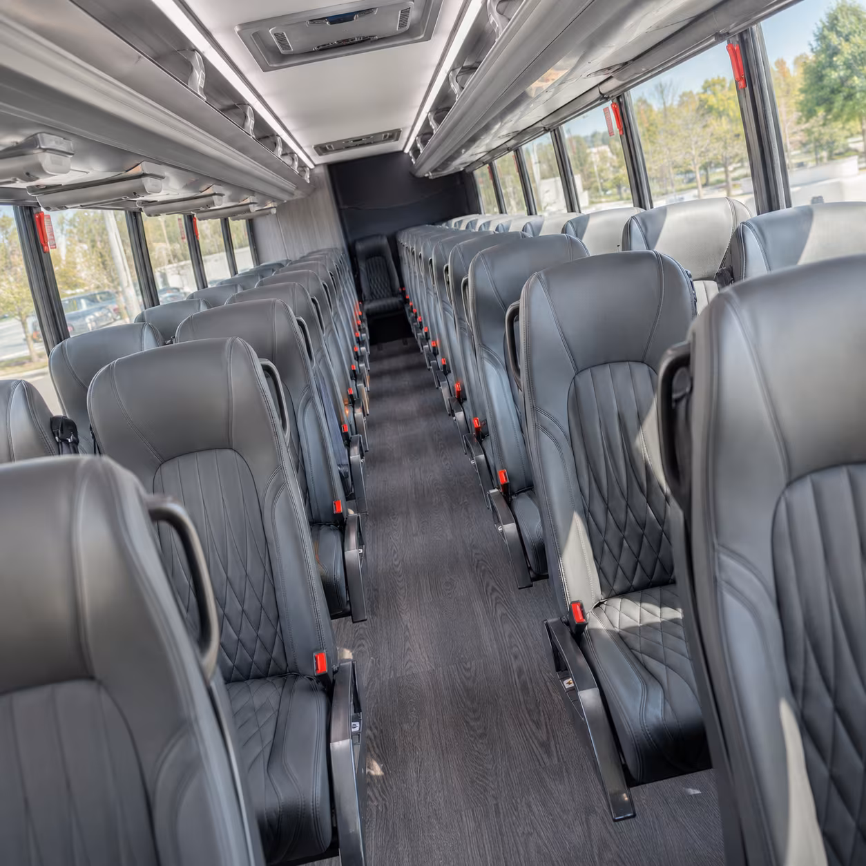 28 passenger minibus interior