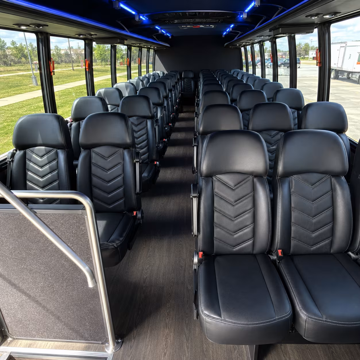 30 passenger minibus inside