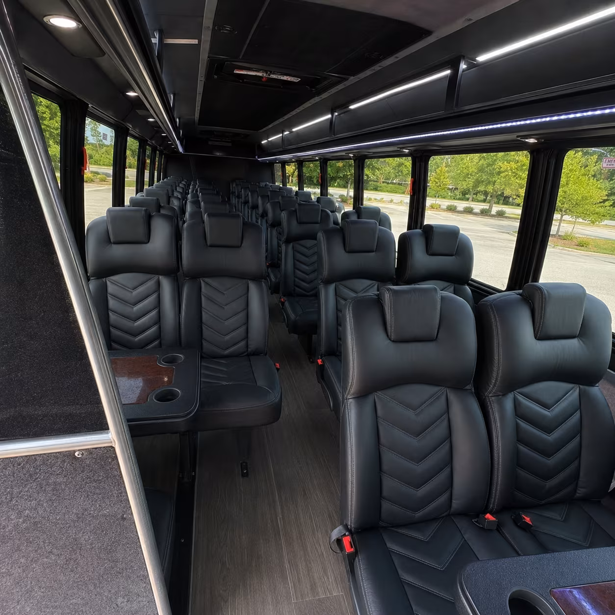 35 passenger minibus interior