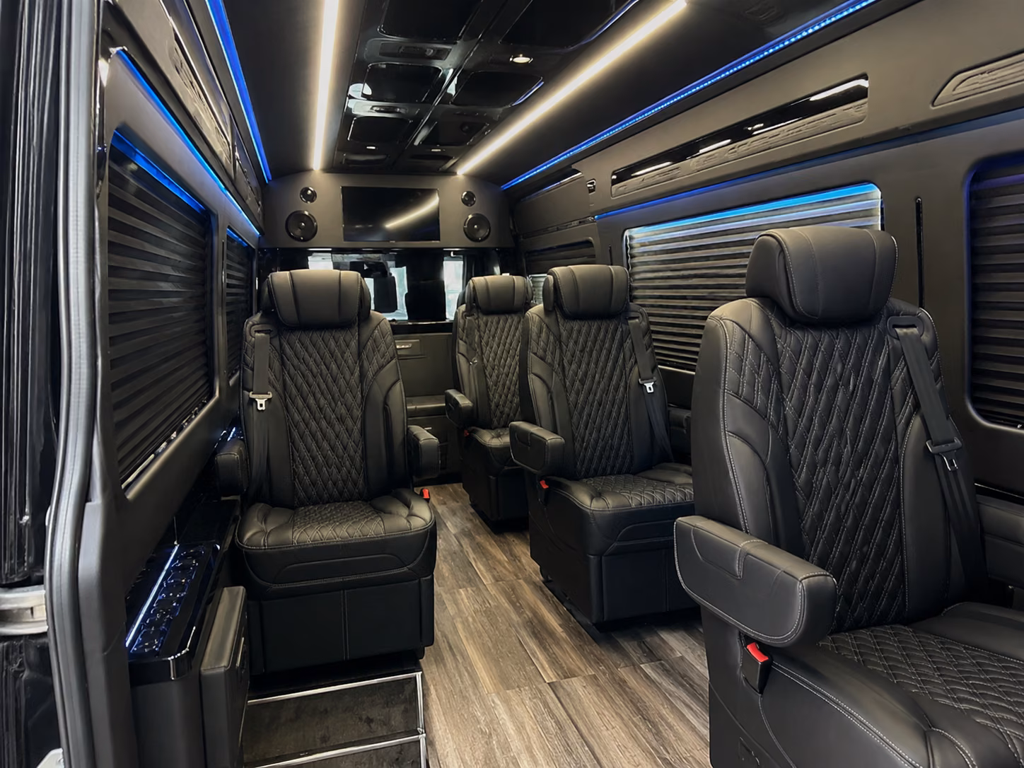 athens sprinter van with driver interior